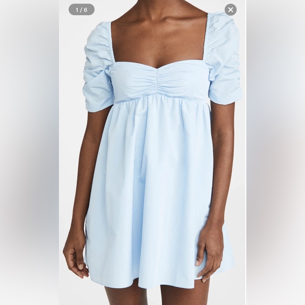 White Amanda Uprichard Ariana dress